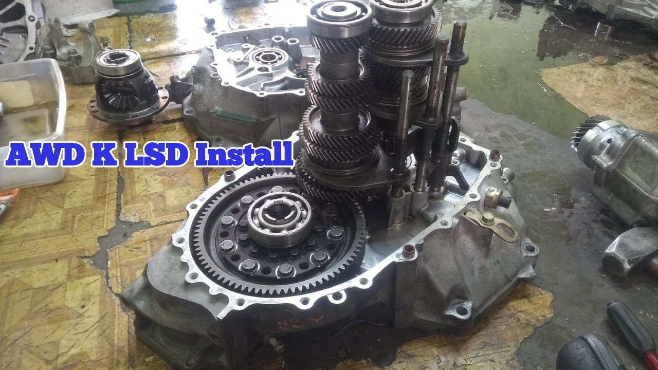 Новая установка трансмиссии Wavetrac AWD KSeries LSD в CRV/Element с 6-ступенчатой ​​трансмиссией