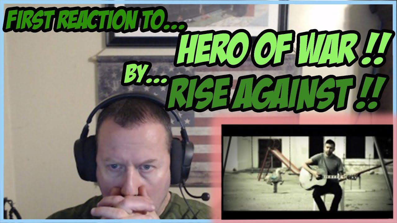 First Time Reacting To Rise Against!!  Hero Of War!!