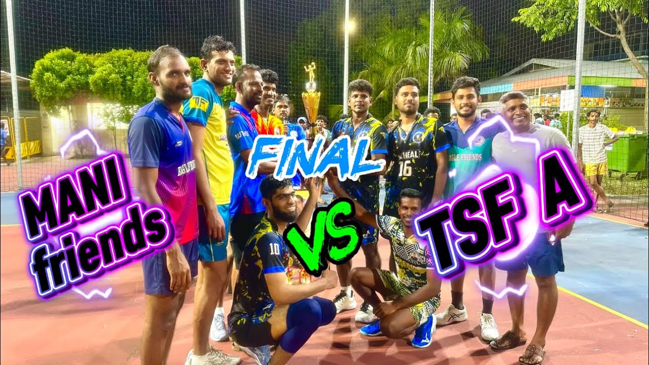 MANI friends vs TSF A || FINAL volleyball highlights 🔥 PART 1 || TSF volleyball tournament 2025
