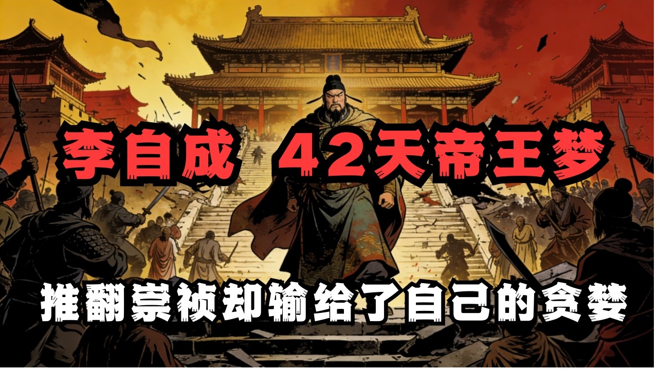 李自成 42 天帝王梦： 推翻崇祯却输给了自己的贪婪  |  睡前历史故事