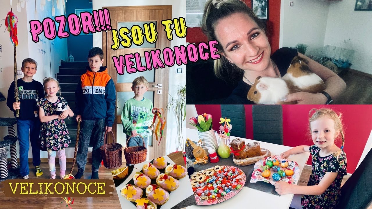 Velikonoční vlog #3 🐣 - Velikonoce 2025 - Kolik přišlo koledníků?? A náš celý velik. den…