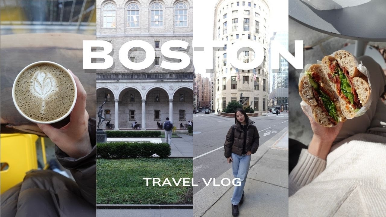 Boston vlog | what to do in 4 days 🍂 | ボストン旅行 | best food spots & cafe highlights🥯☕️
