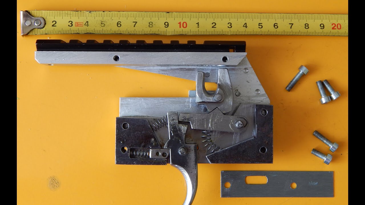 Спусковое устройство (замок) арбалета своими руками / homemade crossbow trigger