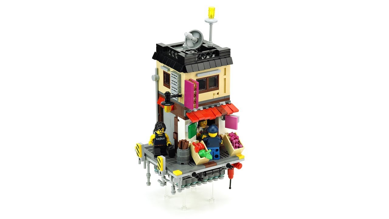 LEGO Grocery Store (AIR03) MOC Building Instructions