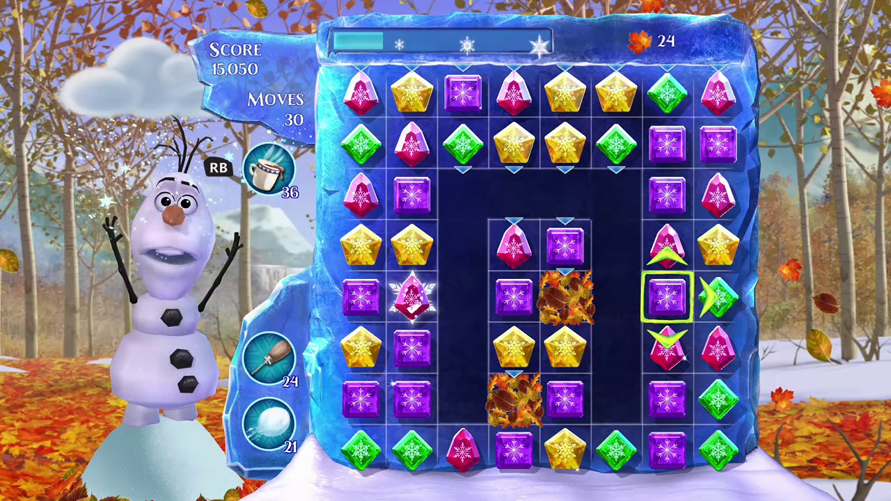 Frozen Free Fall: Snowball Fight, Summer Level 63, Walkthrough, No Power Ups, Amazing
