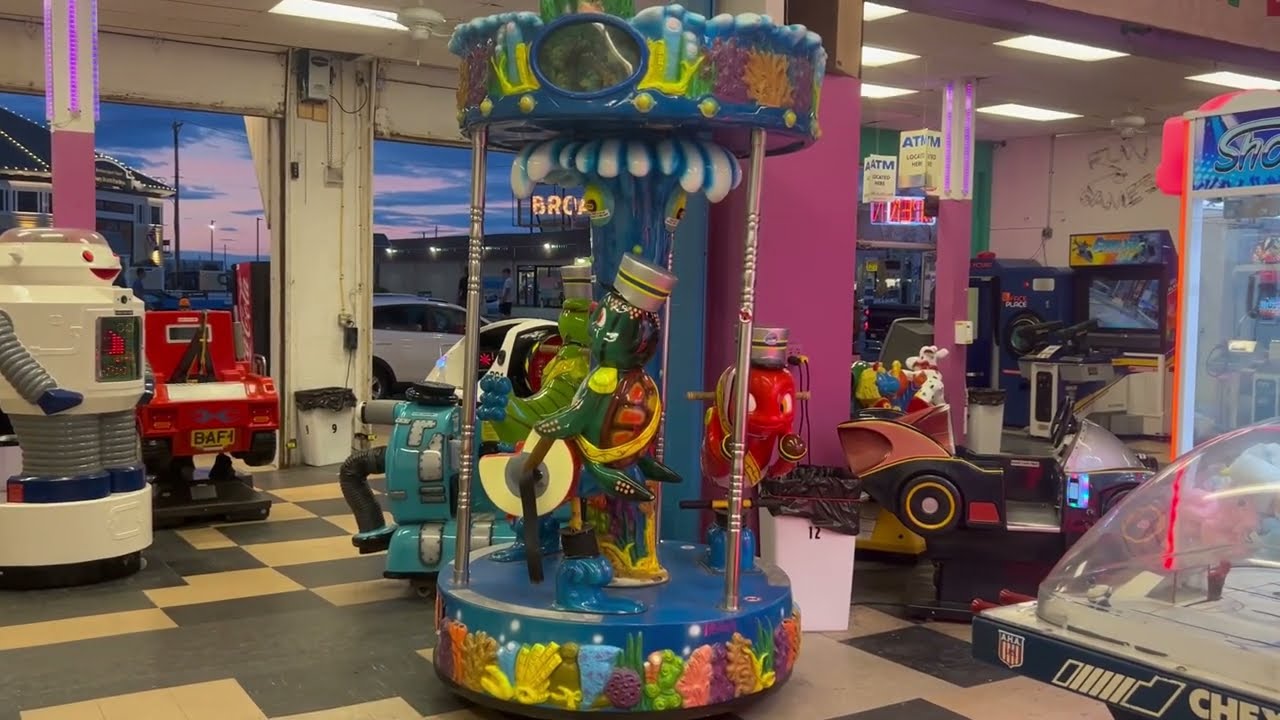Universal Space 2000s Underwater Carousel kiddie ride