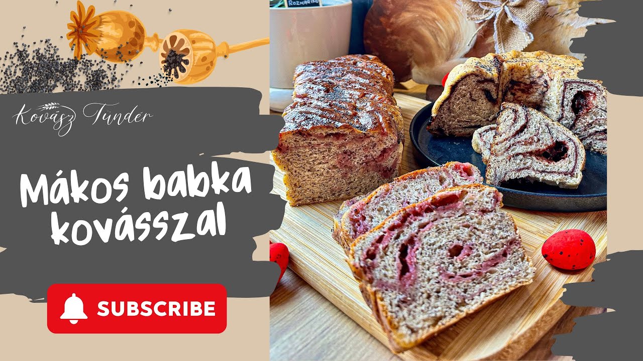 🍞 Íme az új kedvenced: A kovászos mákos babka