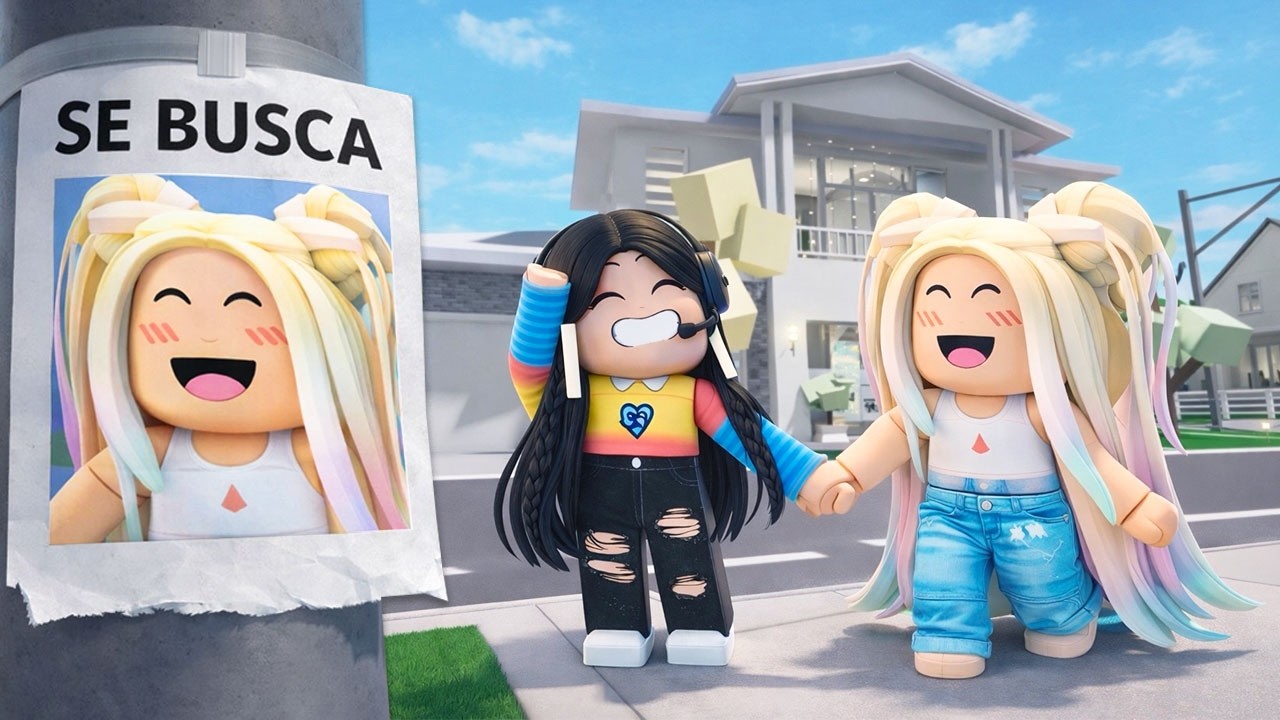 Mi mejor amiga se DESAPARECI&Oacute; 😭(LA EST&Aacute;N BUSCANDO) en roblox | Con Lyna y Chocoblox | paolazgames