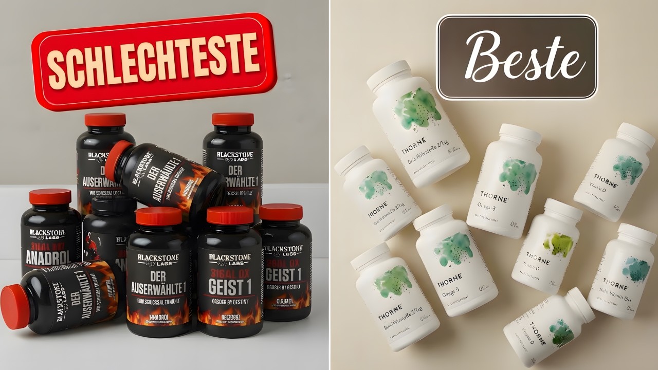 8 Nahrungsergänzungsmittel BEWERTET Vom Schlechtesten zum Besten (Die Meisten Sind FAKE)