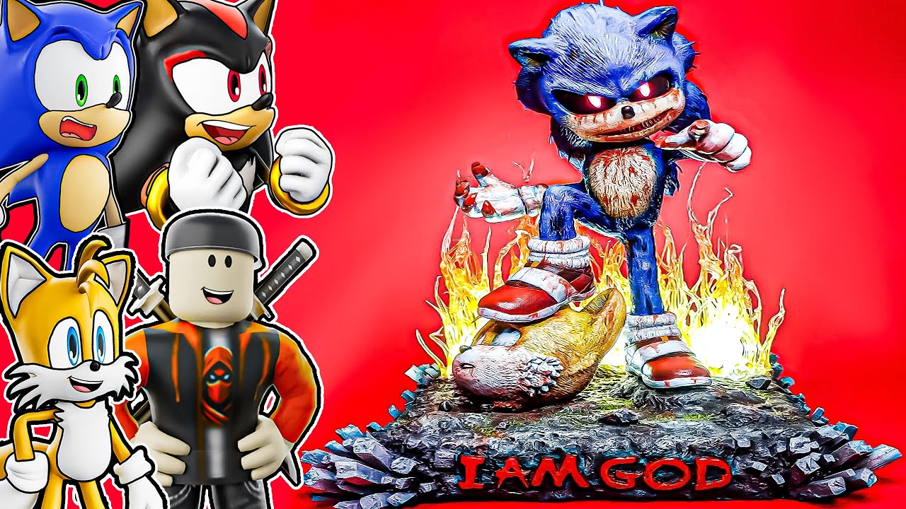 Movie Sonic.EXE Gets TURNED Into a Play_Doh MASTERPIECE!!