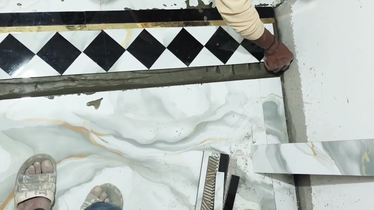 Unique door mat#tiles #trending #vuralvideo #youtube #kolar 