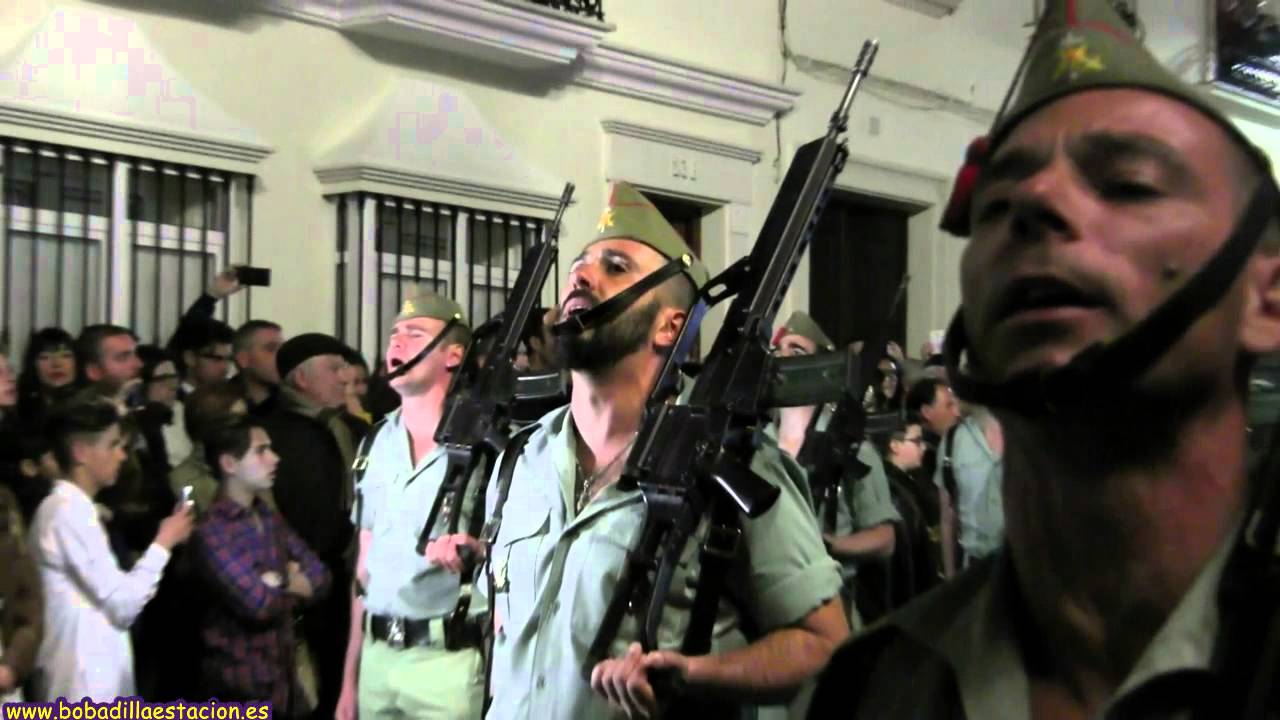 Campillos Malaga Estación de Penitencia Hdad Del Santo Entierro, con la Legiión 25 03 2016