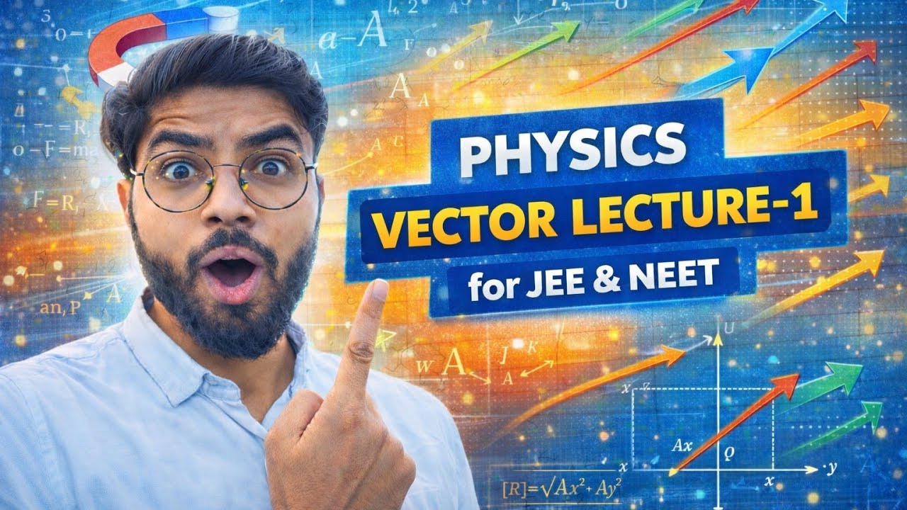 Vectors Lecture 1 🔥 | Introduction to Vectors | JEE & NEET