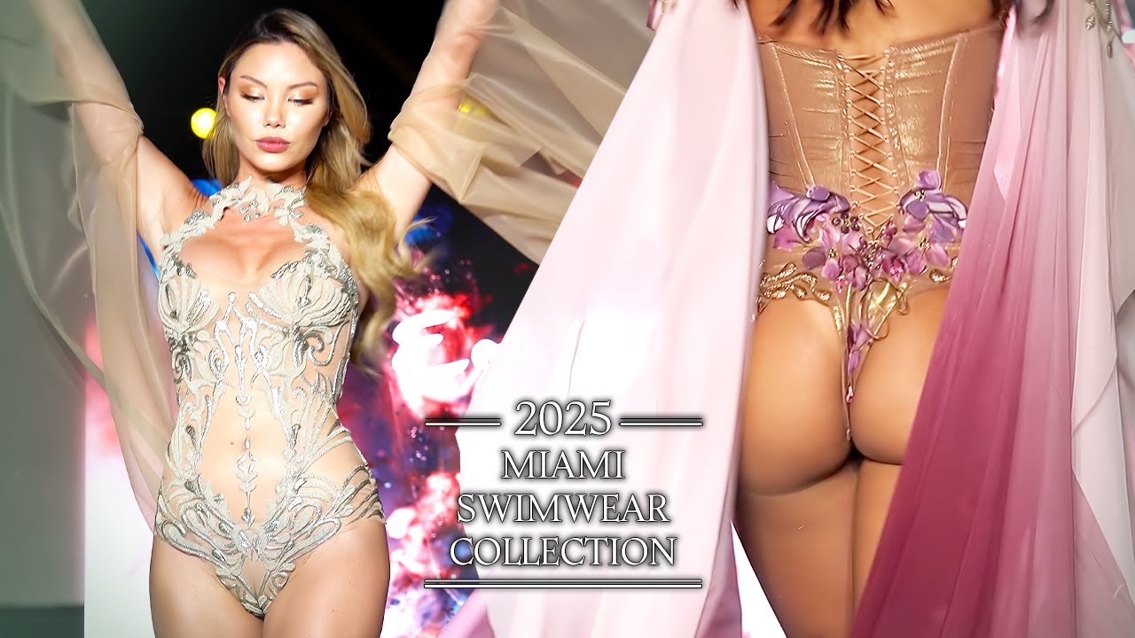 [선공개] ✨ 2025 MIAMI SWIMWEAR COLLECTION ✨｜4K｜#LINGERIEㅣMiami Swim Week® -The Shows #Ema Savahl