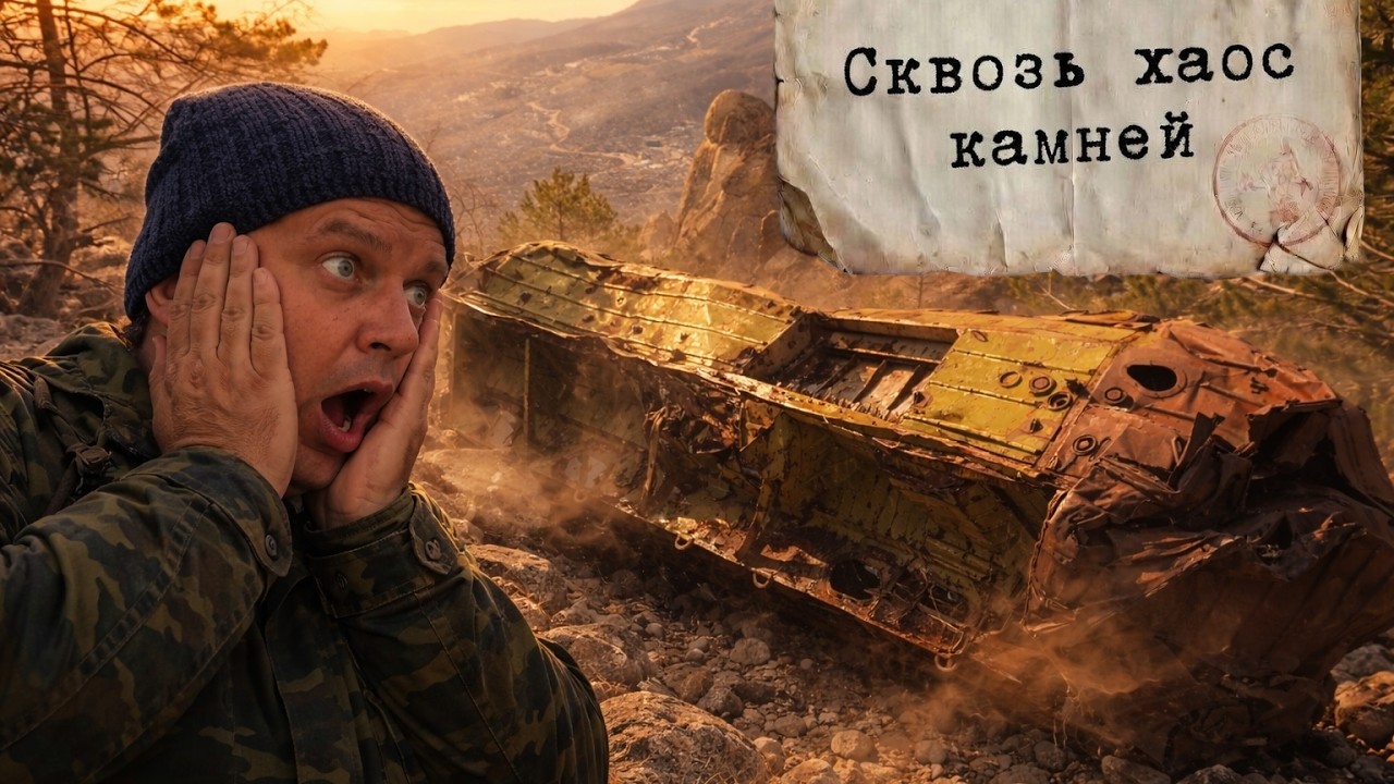 ХАОС камней на Демерджи — БРОНЕТРАНСПОРТЁР, о котором ПОЧТИ никто не знает