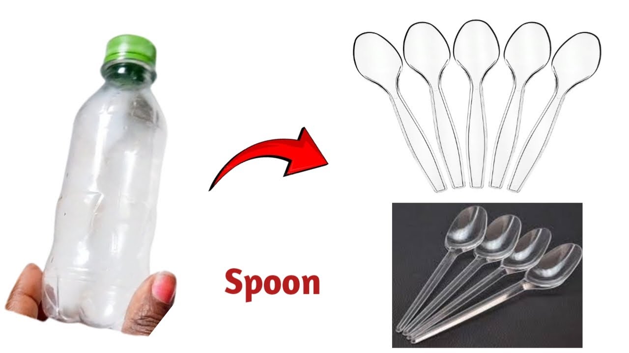 How to Make Spoon with Plastic Bottle at Home ♻️ | Easy Recycling DIY Craft