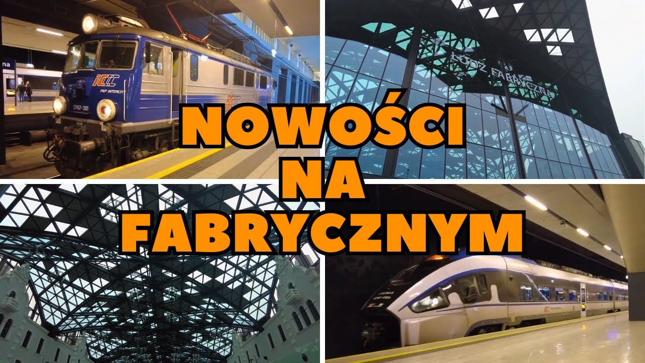 Dworzec Łódź Fabryczna - zima 2024