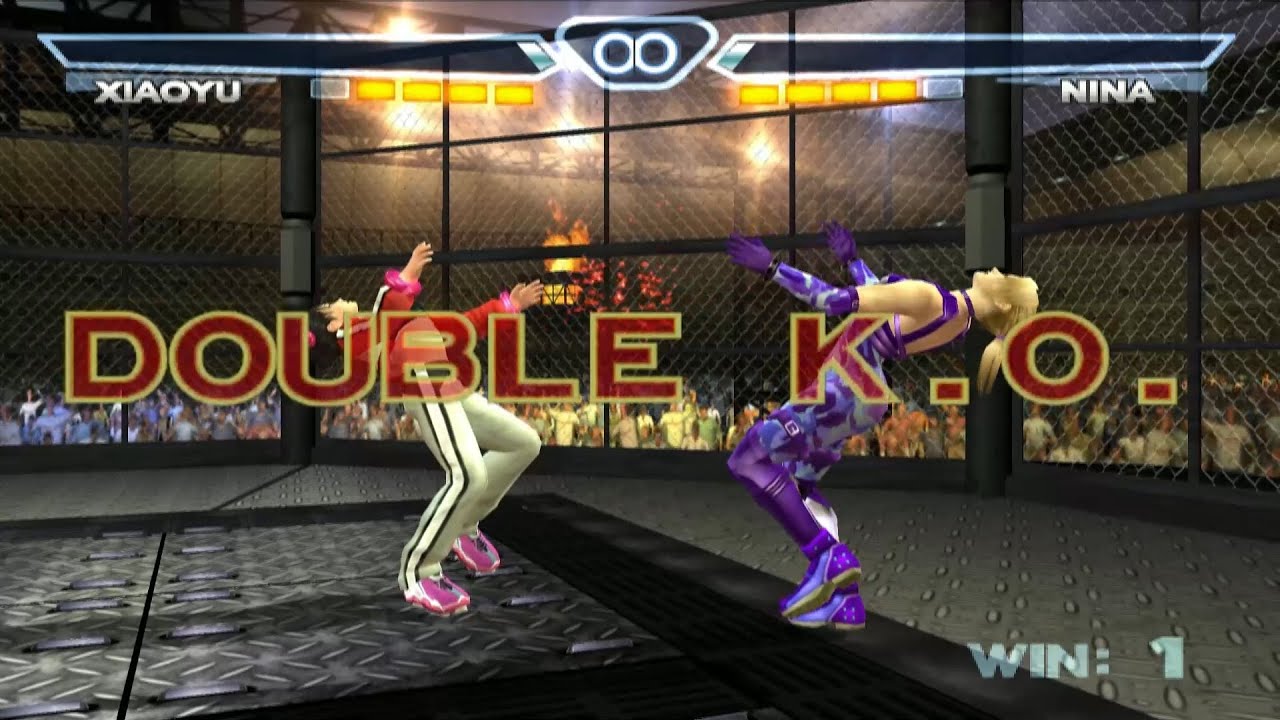 Tekken 4 [PCSX2/Parsec]: Xiaoyu vs. Nina Matches with my girlfriend (3/21/23)