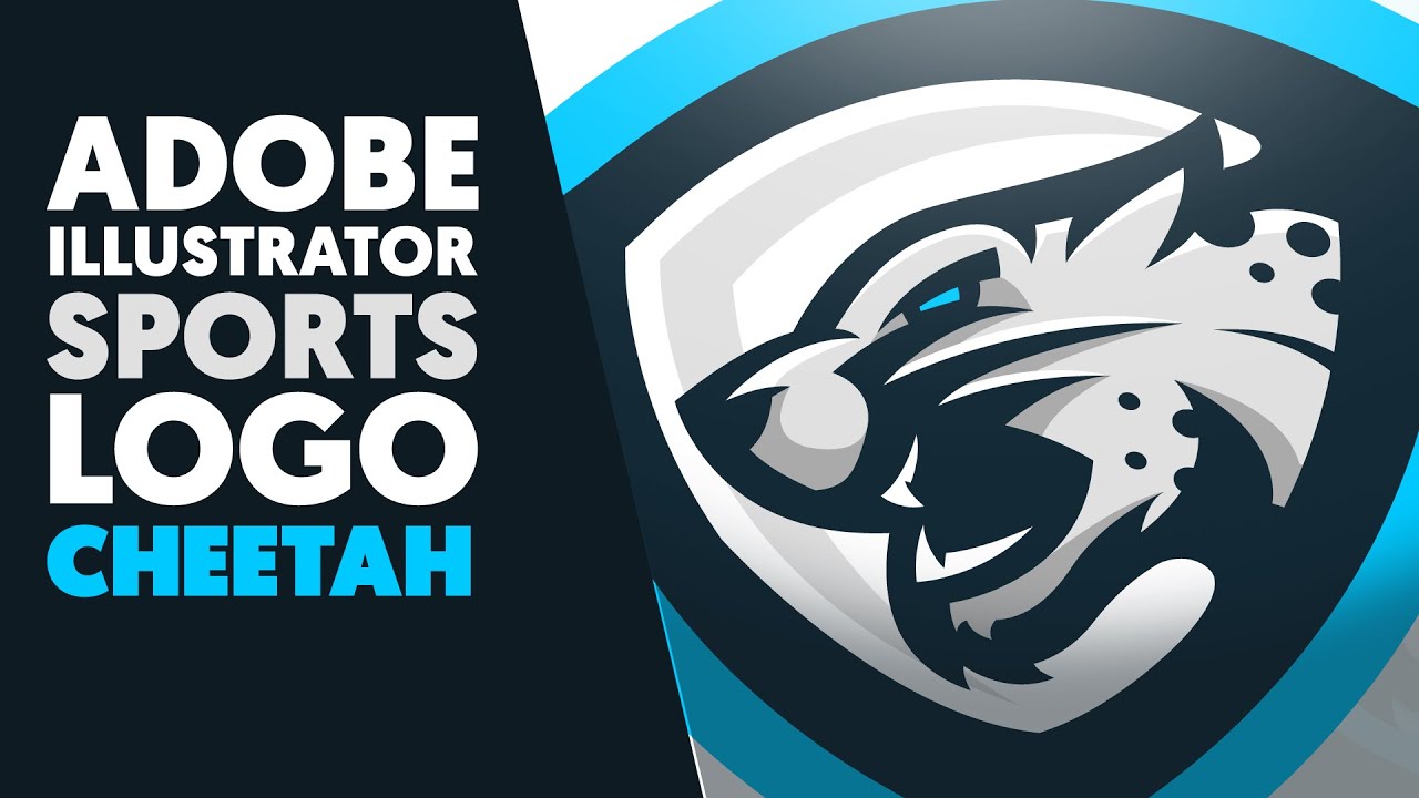Adobe Illustrator | Mascot / Sports Logo | Cheetah | Shard