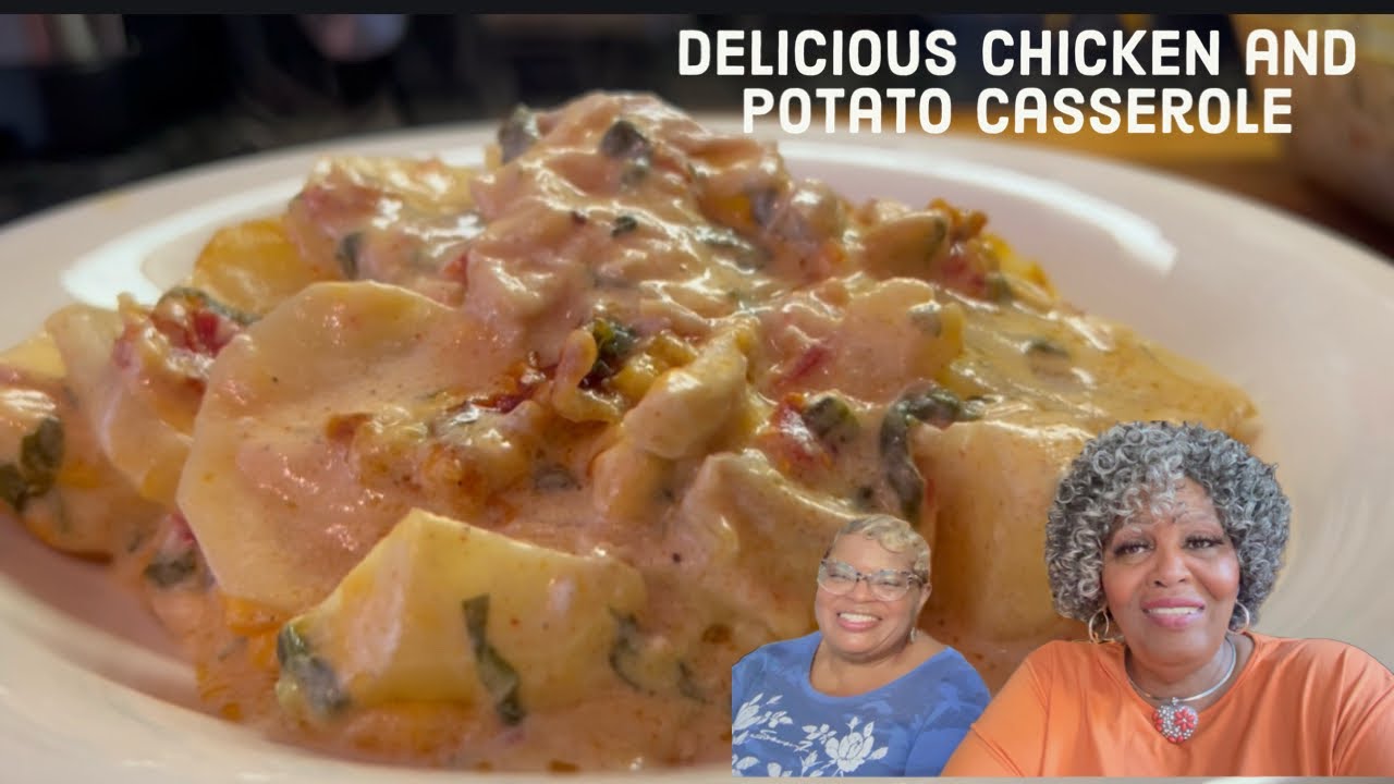 Delicious chicken and potato casserole