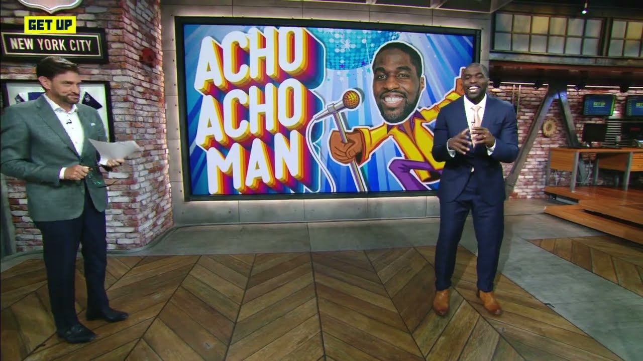 ACHO ACHO MAN! Sam Acho reacts to Week 1 CFB highlights 🔥  | Get Up