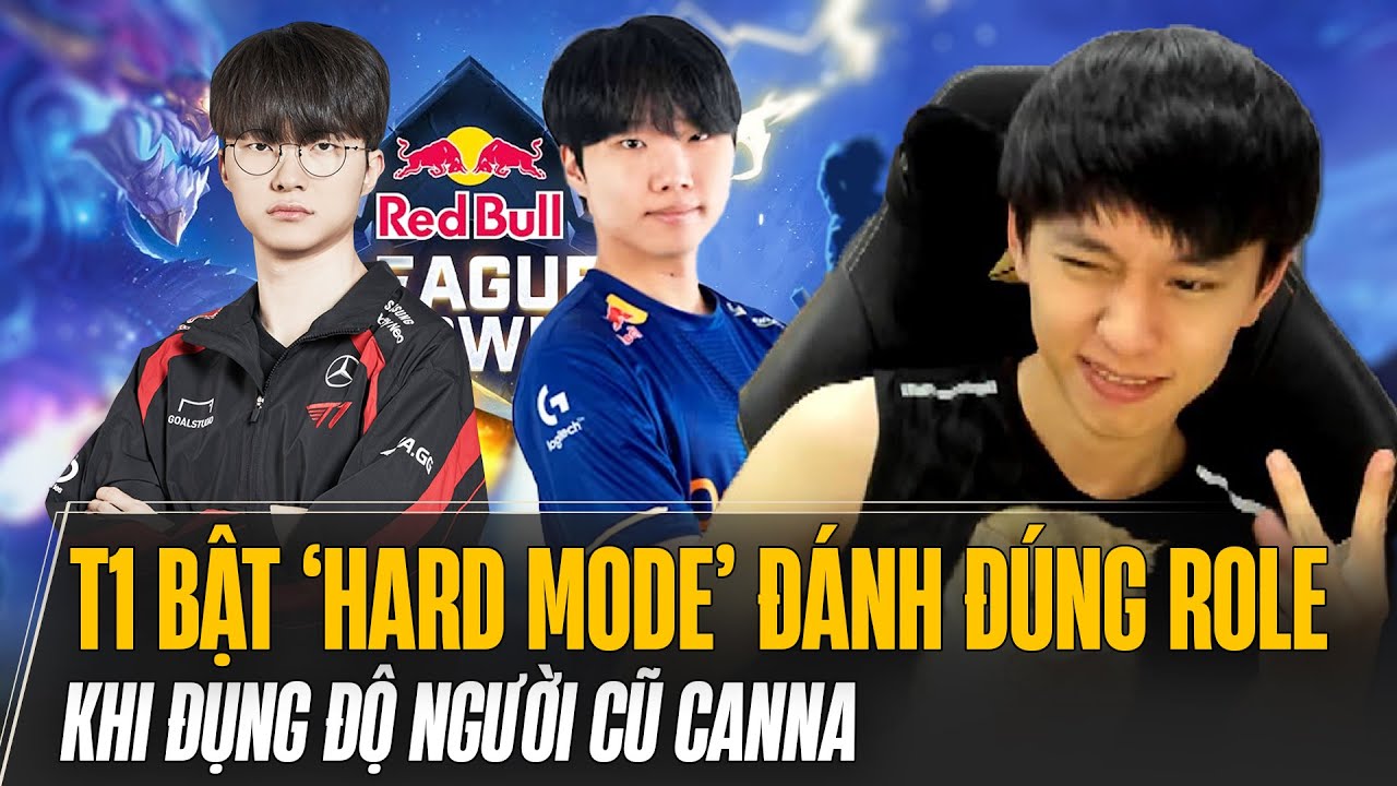 T1 BẬT MODE TRY HARD ĐÁNH ĐÚNG ROLE MACRO CỰC ÁC KHI ĐỤNG ĐỘ CANNA TẠI RED BULL LEAGUE OF ITS OWN