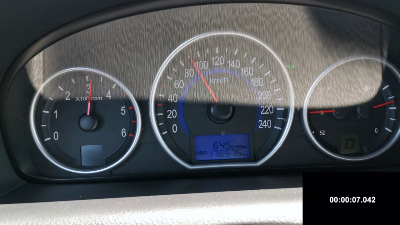 Hyundai ix55 3.0 CRDi 0-210 km/h