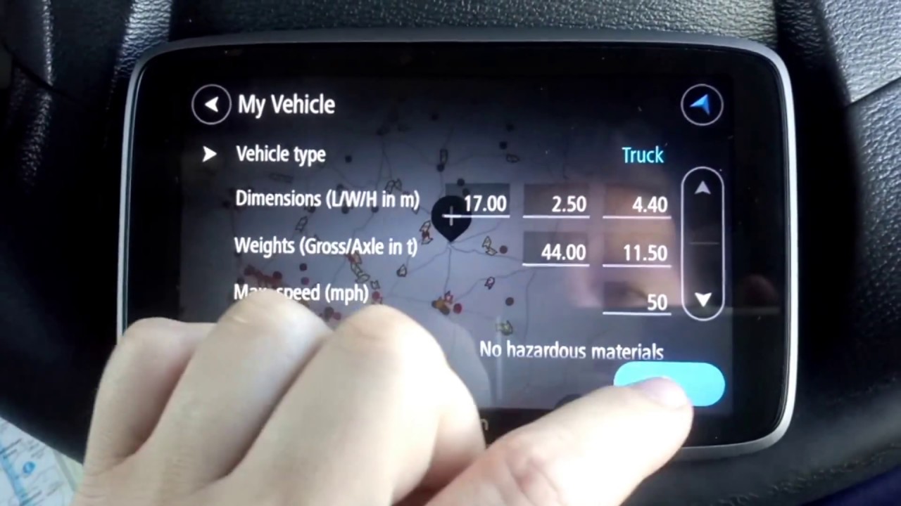 TomTom GO PROFESSIONAL 6250 Fail or Not simple road Truck HGV route test