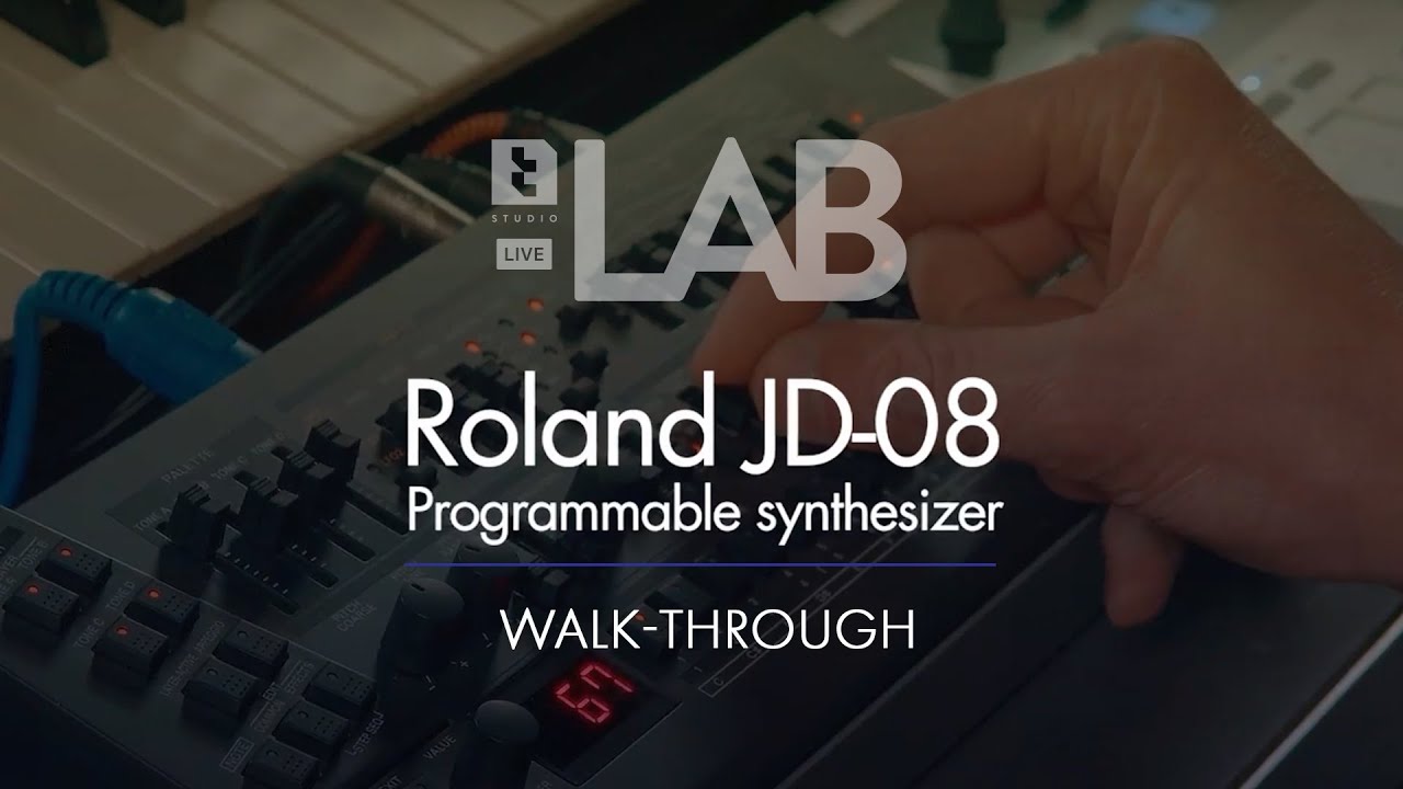 First Look: Roland Boutique JD-08 Programmable Synthesiser Walk-Through