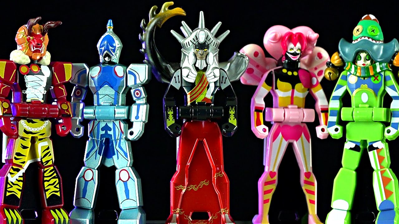 Kyoryuger Ranger Key Set Deboth Legion Review! (Power Rangers Dino Charge)