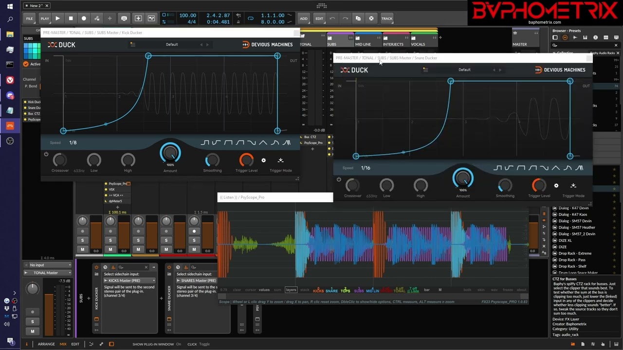 Mixing Loud with CTZ - Ep. 14 - Considerations for sidechain ducking