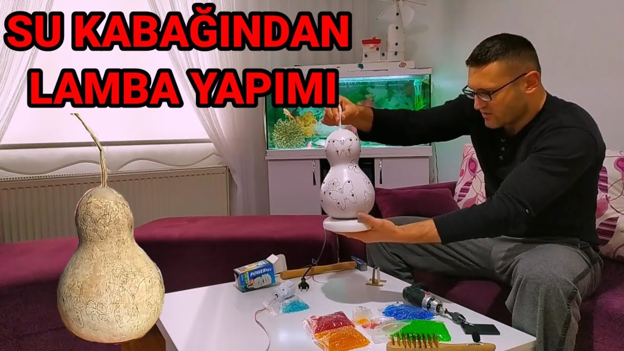 SU KABAĞINDAN GECE LAMBASI NASIL YAPILIR