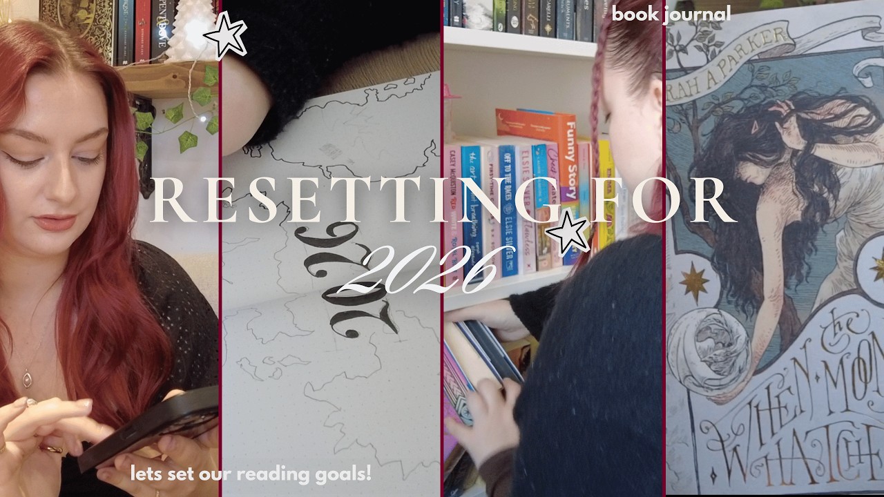 Reset for 2026 with me // book girlie edition 🕯️📖✨