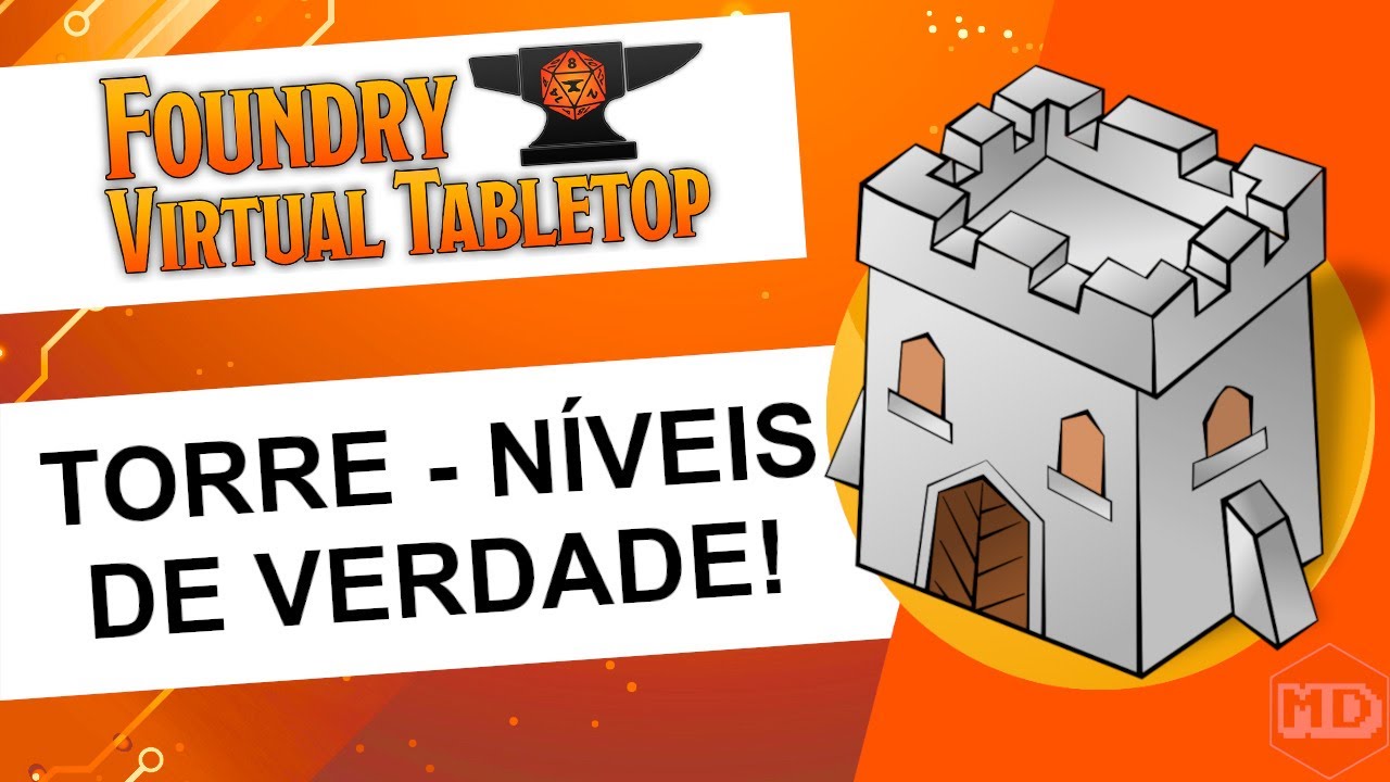 Torre com Múltiplos Níveis no Foundry VTT - Levels