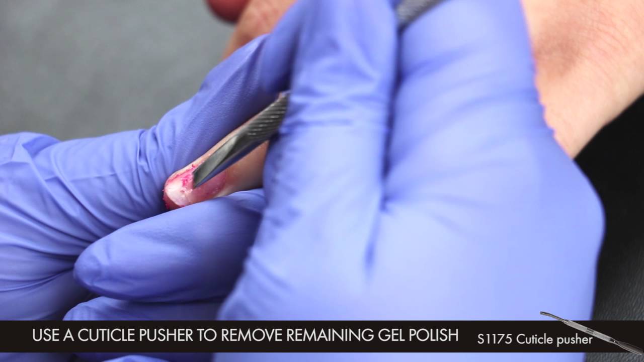 Glamazone stepbystep removing gel polish