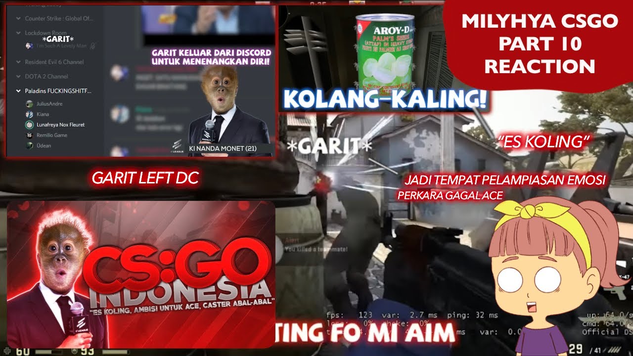 GARA-GARA GAGAL ACE MELULU, GARIT JADI SASARAN TEMBAK | MILYHYA CSGO (PART 10)