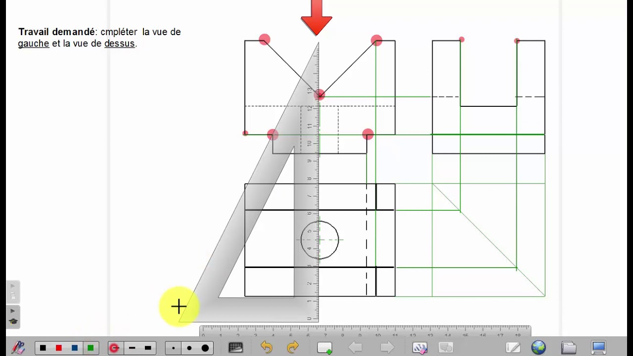 projection orthogonale ex2