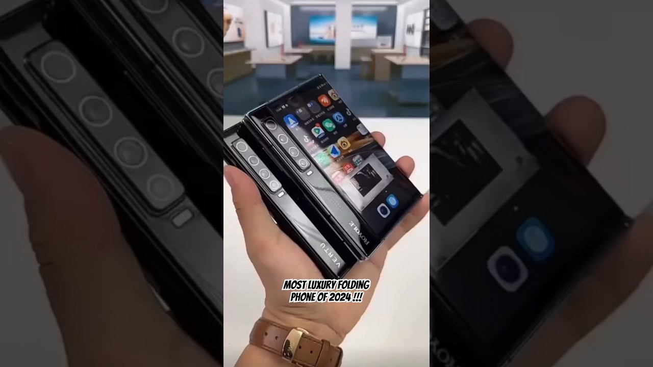Most Luxury Folding Phone Vertu Royole Flexpai 2#vertu #flex #folding #shorts #youtubeshorts