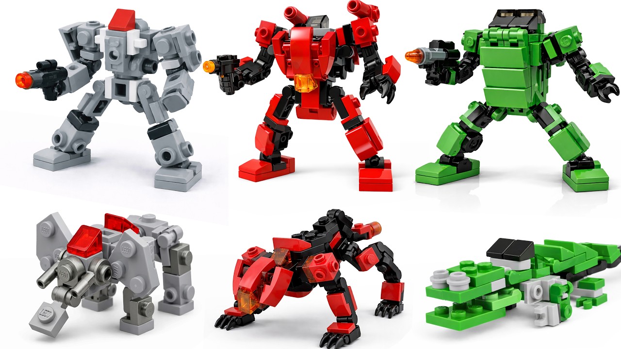 LEGO Combiner Mech: I Turned All Tiny Animals into One Giant Robot! | Bricks UP