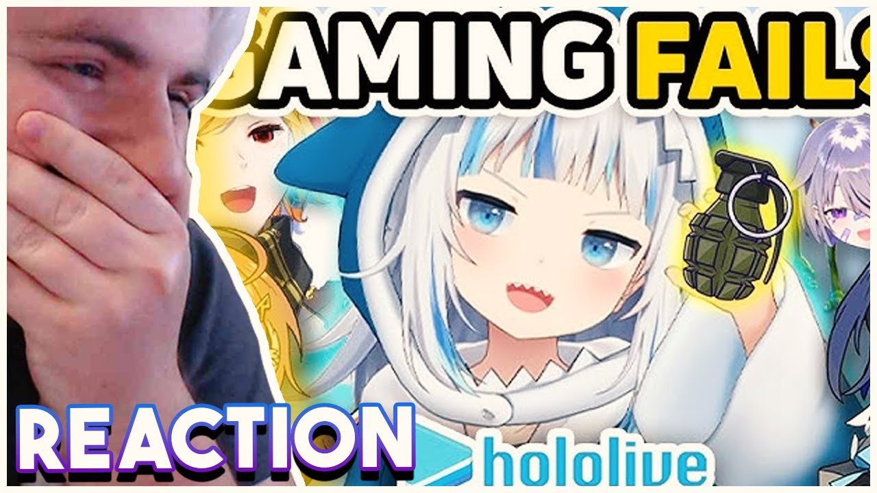 'The FUNNIEST Hololive Gaming Fails' REACTION | LOONY REACTS