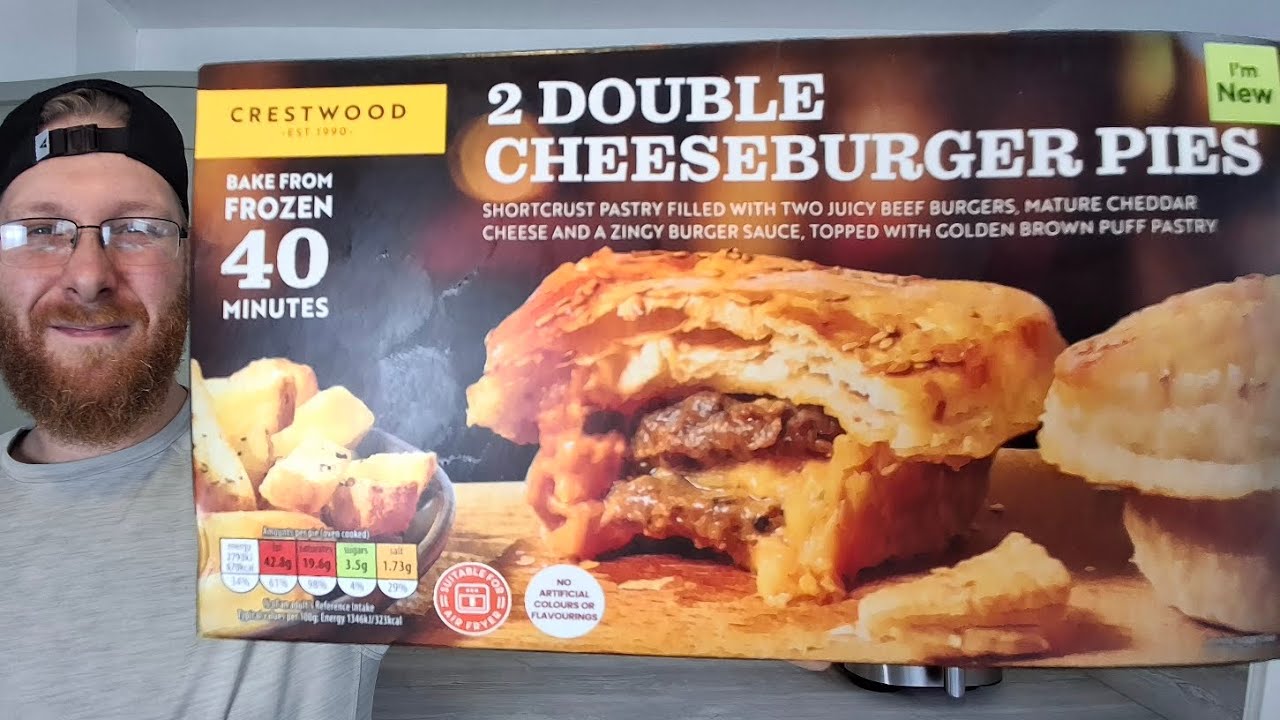 OMG! I REVIEW THESE  DOUBLE CHEESE BURGER PIES