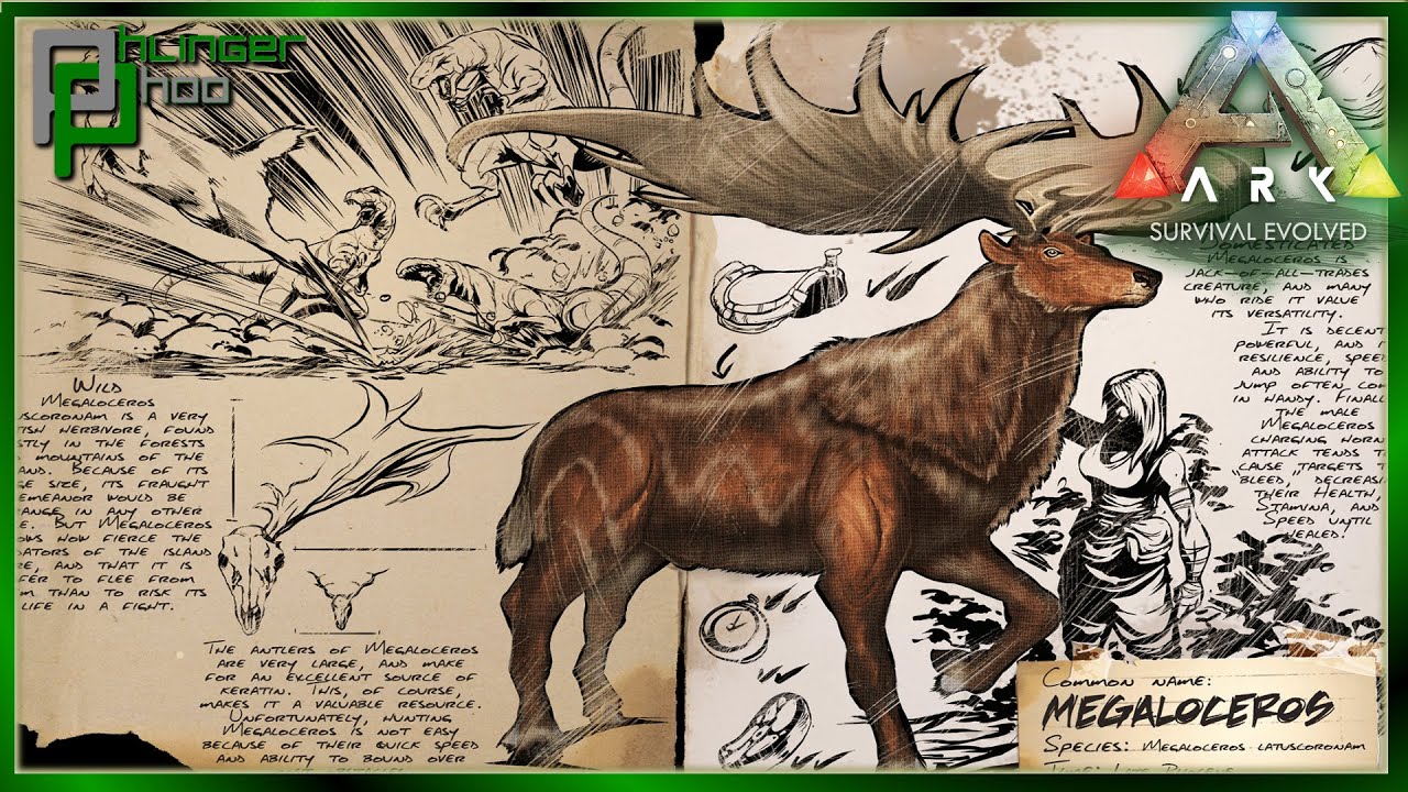 Ark Basics Megaloceros - EVERYTHING YOU NEED TO KNOW!