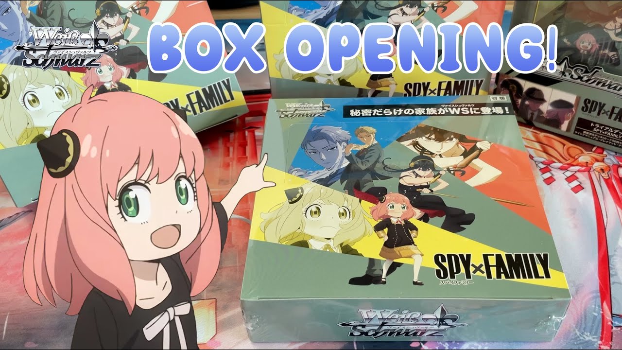 Weiss Schwarz Spy x Family Booster Box Opening
