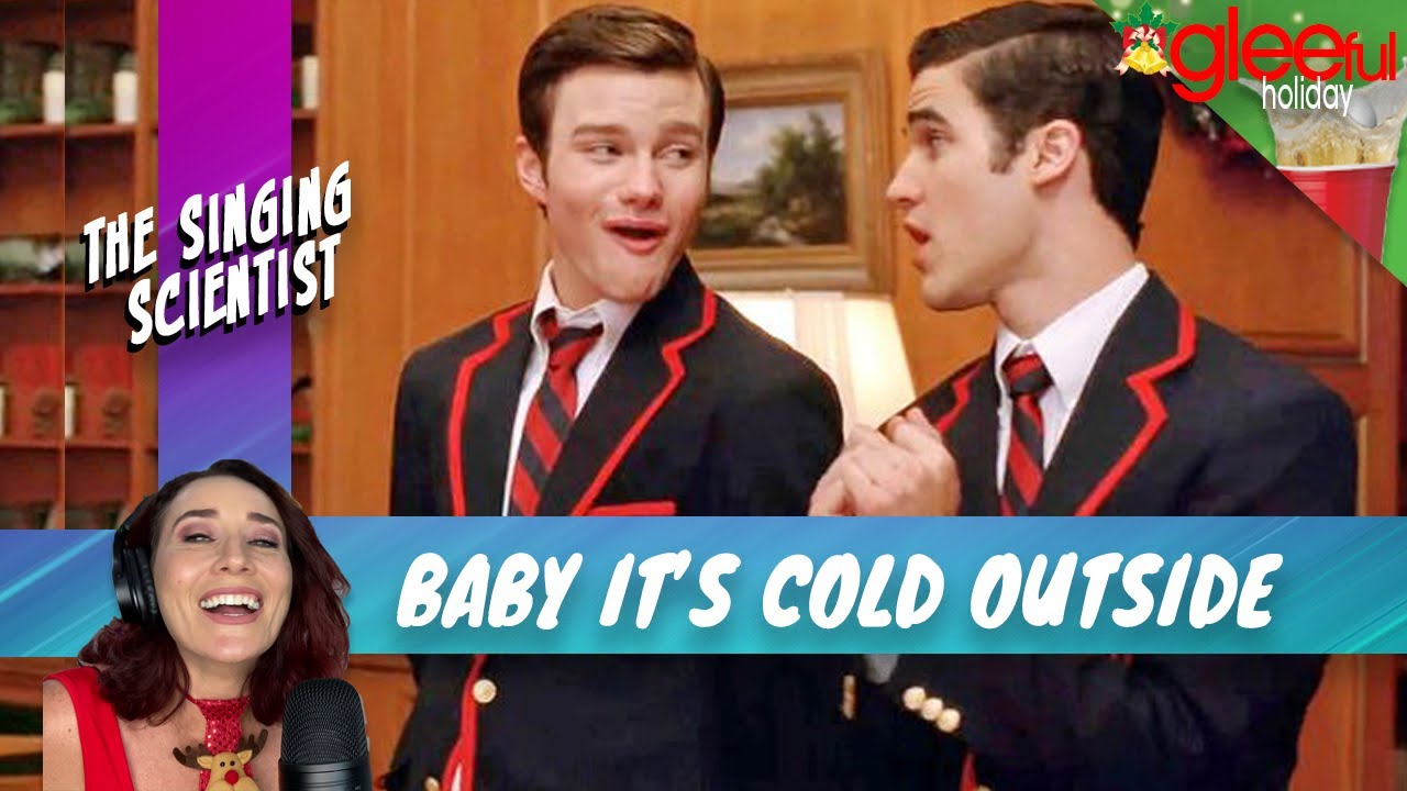Vocal Coach Reacts GLEE - Baby It's Cold Outside | WOW! They were...