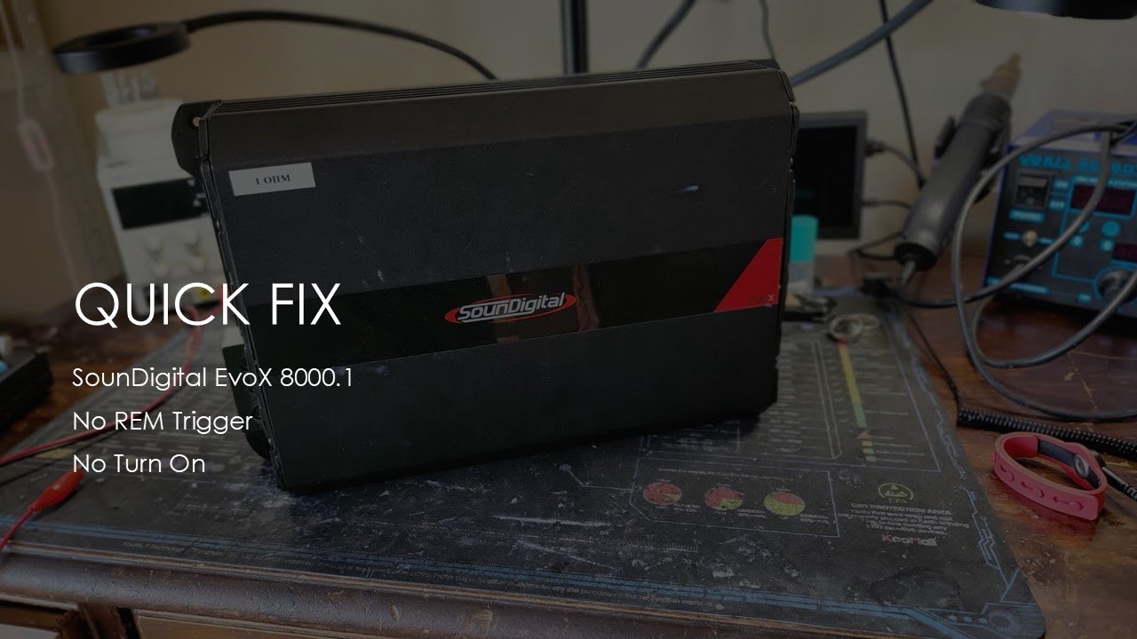 (Быстрое решение) SoundDigital EvoX 8000.1 No REM Power Up