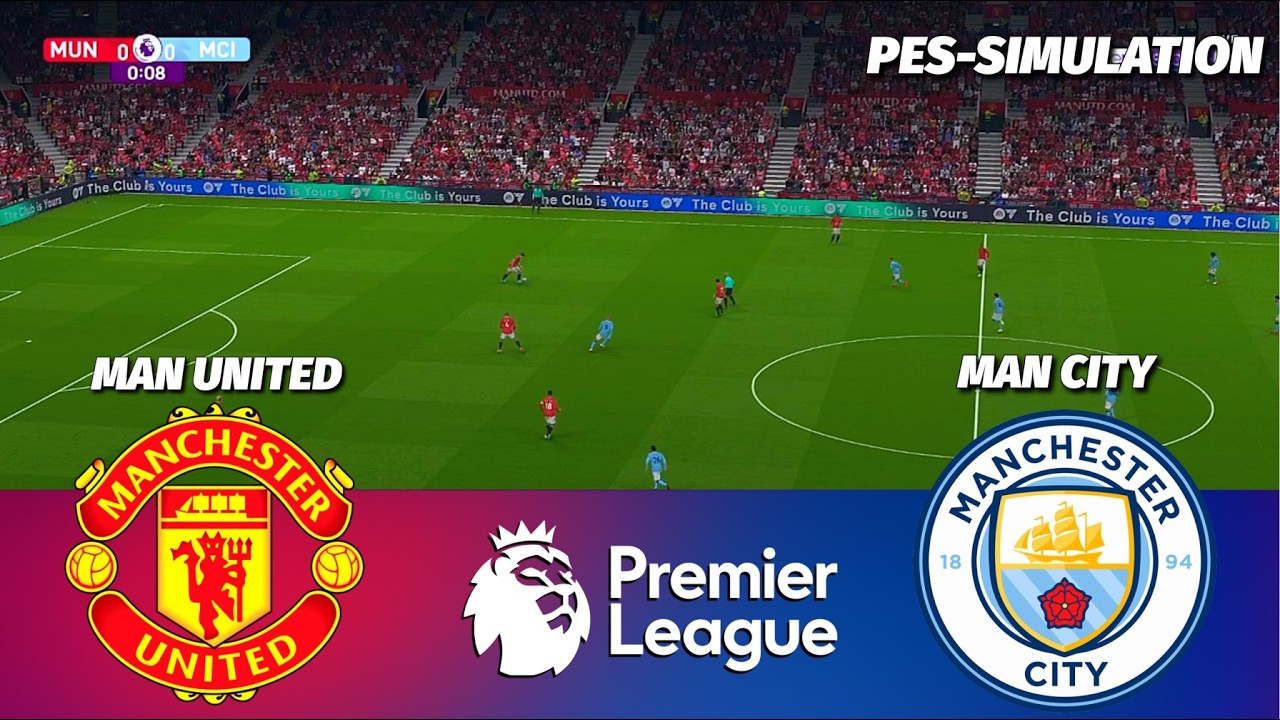 Manchester United vs Manchester City | Premier League 2025/26 | PES 21 Simulation