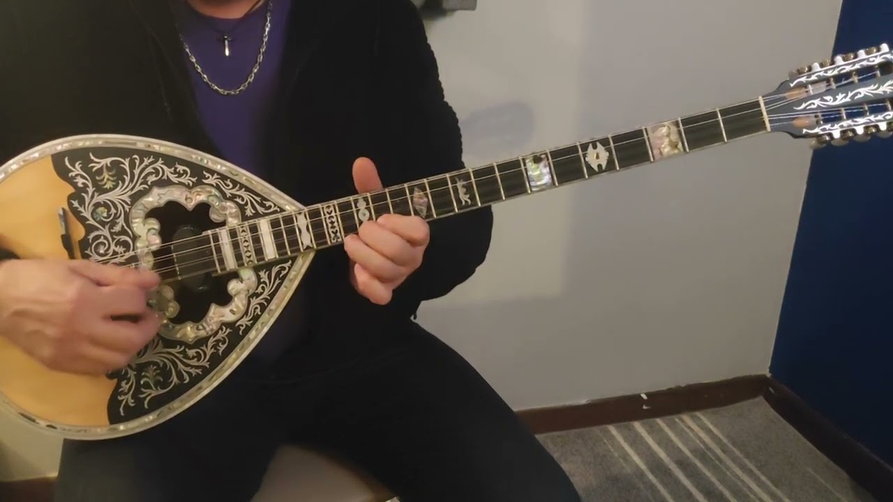 Tsakarakas_Bouzouki_Lesson Ταξίμι σε κλίμακα Ρε Σαμπάχ