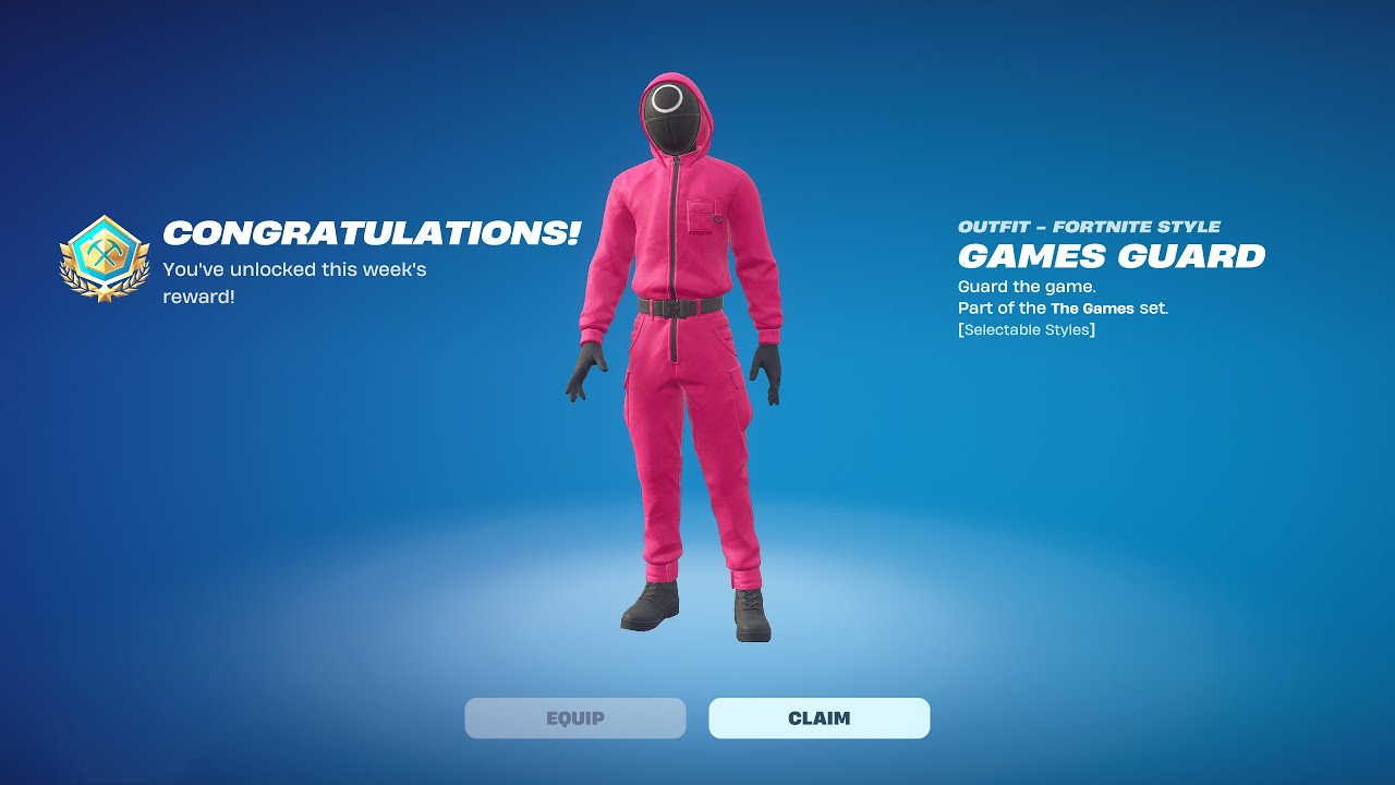 How I Earned The Squid Game Skin