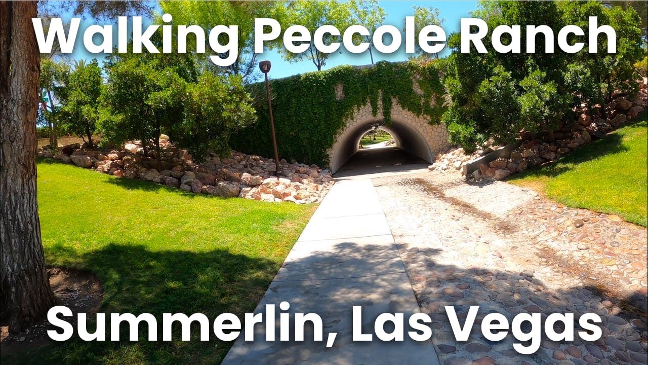Walking the Peccole Ranch Loop in Summerlin (Scenic POV Las Vegas Neighborhood Walk)