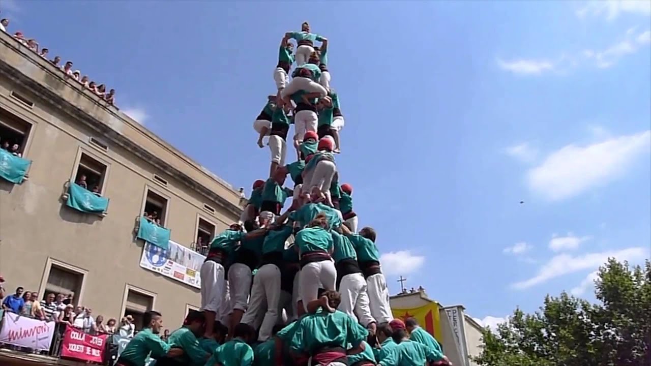 Castellers de Vilafranca - 3d10fm - Sant Fèlix 2013 (RAC1)
